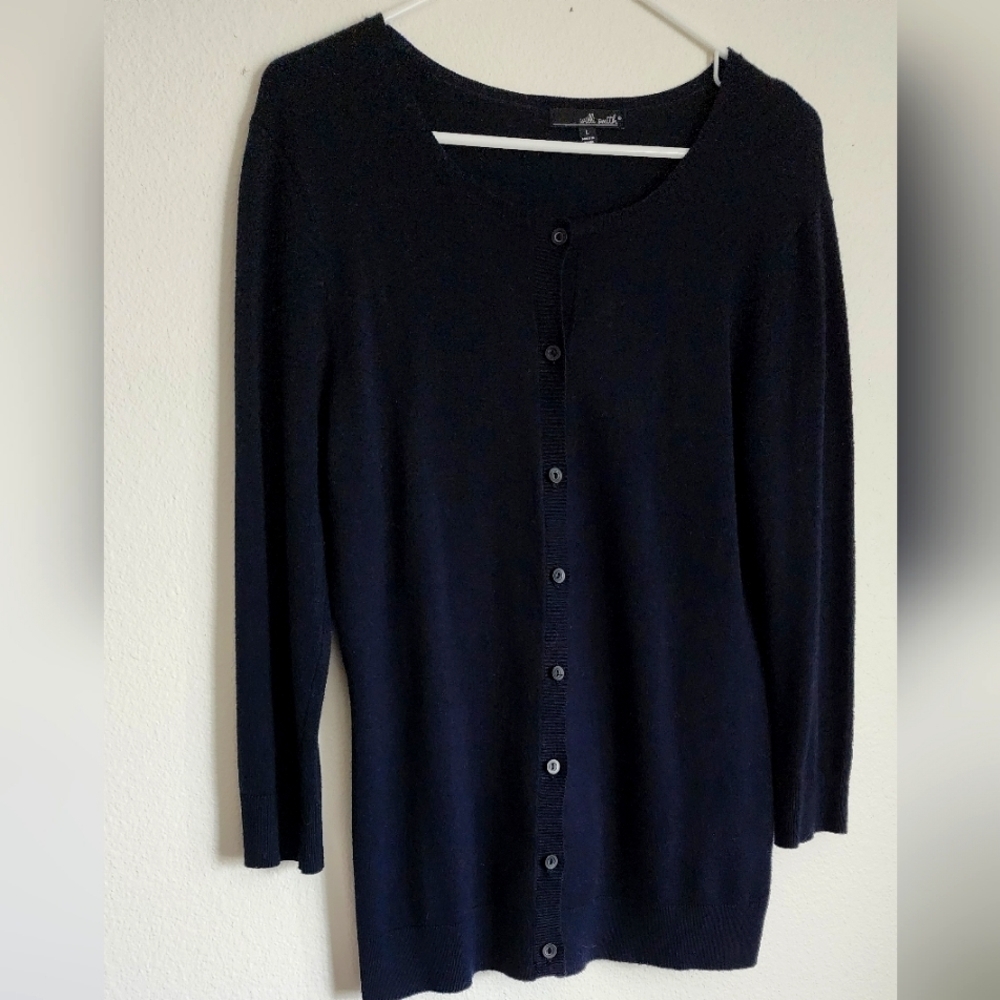 Willi Smith Women's Button-down Sweater L